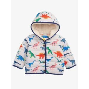 Mini Boden Dino Puffer Coat 3-6 month